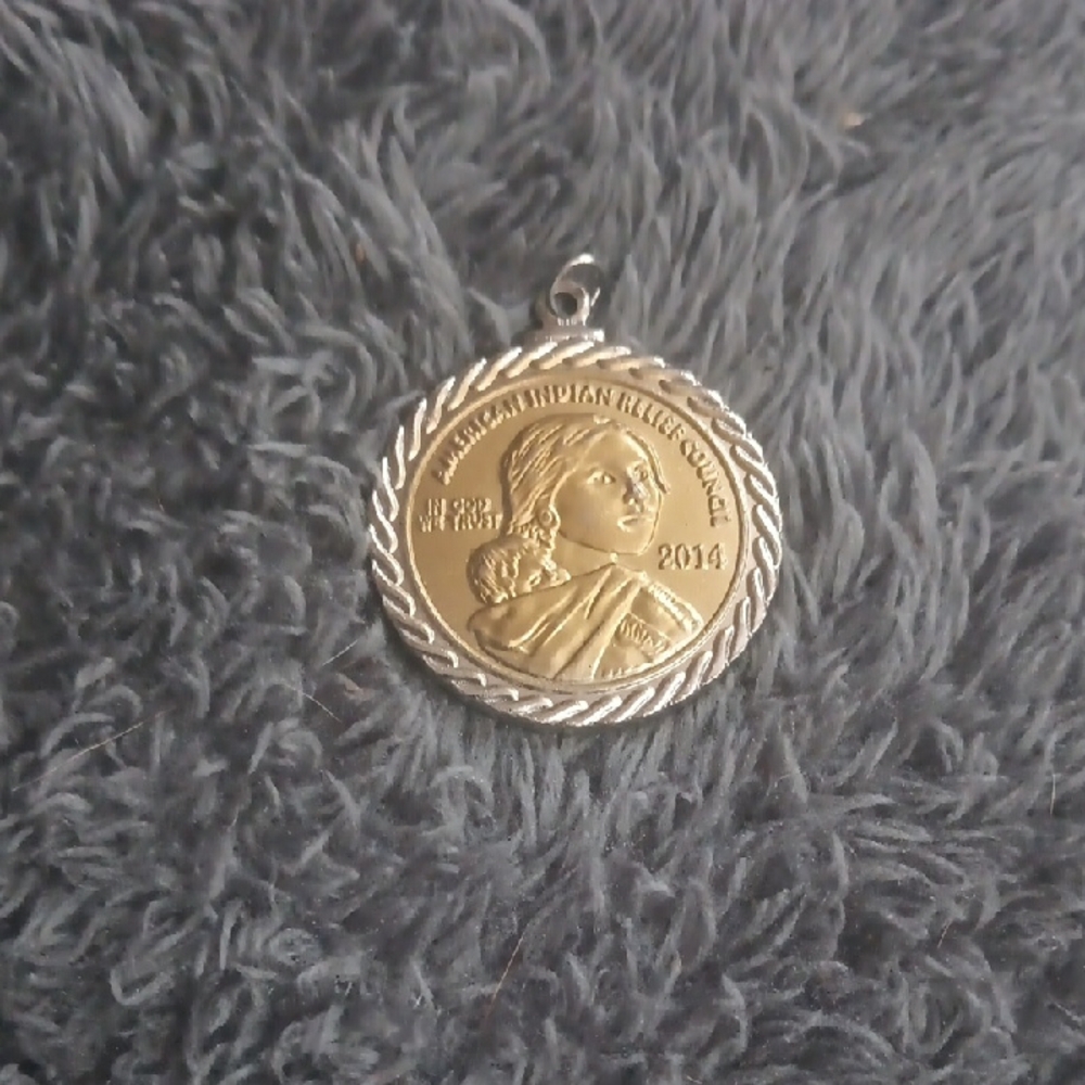 Sacagawea Council Coin Pendant